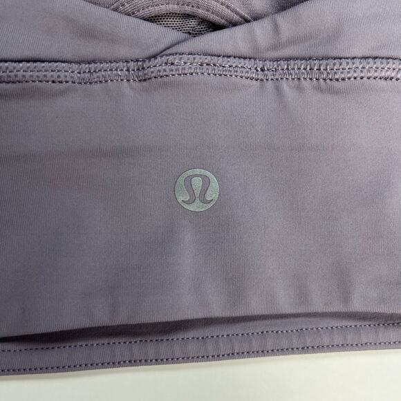 Lululemon Wild‎ Twist Bra Dusty Dawn Size 8 Sports Bra Light Purple - Picture 8 of 12